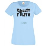 Fan - Billie Eilish szöveg női rövid ujjú póló