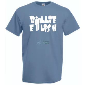 Fan - Billie Eilish szöveg férfi rövid ujjú póló