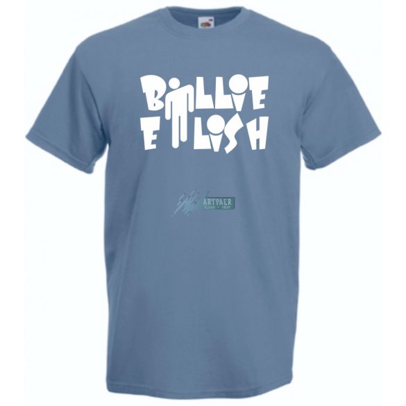 Fan - Billie Eilish szöveg férfi rövid ujjú póló