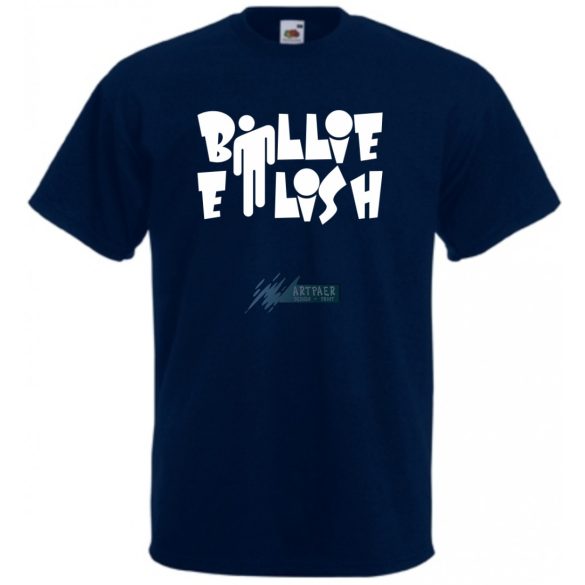 Fan - Billie Eilish szöveg férfi rövid ujjú póló