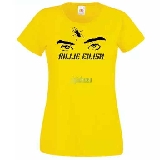 Fan - Billie Eilish szemek női rövid ujjú póló
