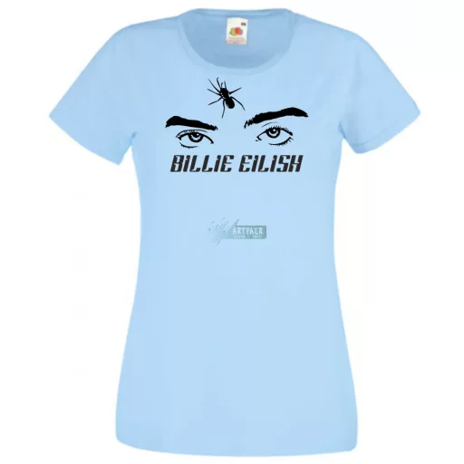 Fan - Billie Eilish szemek női rövid ujjú póló