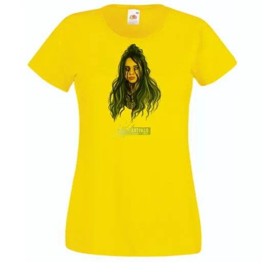 Fan - Billie Eilish gyászol női rövid ujjú póló