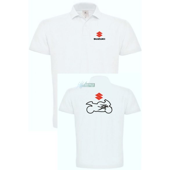 Motor fan Suzuki Hayabusa galléros férfi póló