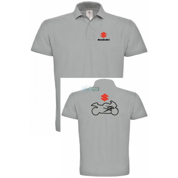 Motor fan Suzuki Hayabusa galléros férfi póló