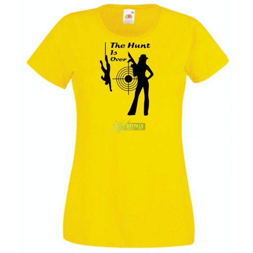 Lánybúcsú - A Vadászat végetért -C női rövid ujjú póló