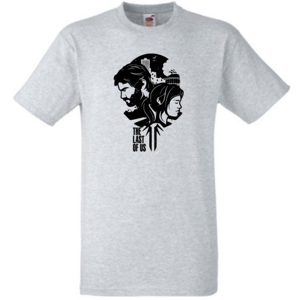 Game fan - The Last Of Us stencil gyerek rövid ujjú póló