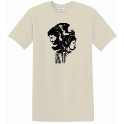 Game fan - The Last Of Us stencil férfi rövid ujjú póló