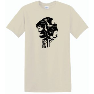 Game fan - The Last Of Us stencil férfi rövid ujjú póló