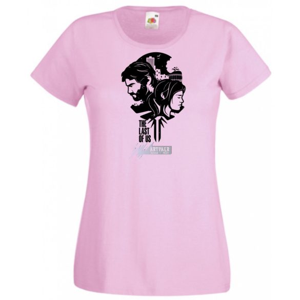 Game fan - The Last Of Us stencil női rövid ujjú póló