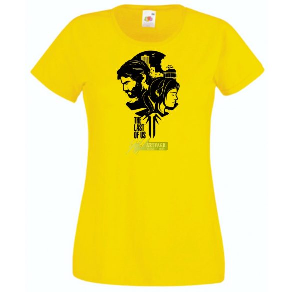 Game fan - The Last Of Us stencil női rövid ujjú póló