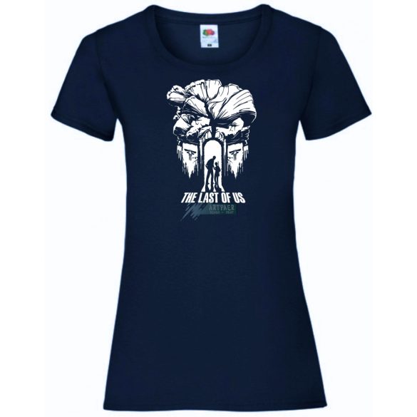 Game fan - The Last Of Us - karfiol koponya női rövid ujjú póló