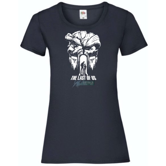 Game fan - The Last Of Us - karfiol koponya női rövid ujjú póló