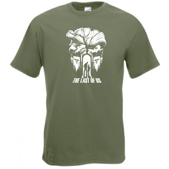 Game fan - The Last Of Us - karfiol koponya férfi rövid ujjú póló