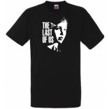 Game fan - The Last Of Us - stencil minima férfi rövid ujjú póló