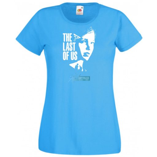 Game fan - The Last Of Us - stencil minima női rövid ujjú póló