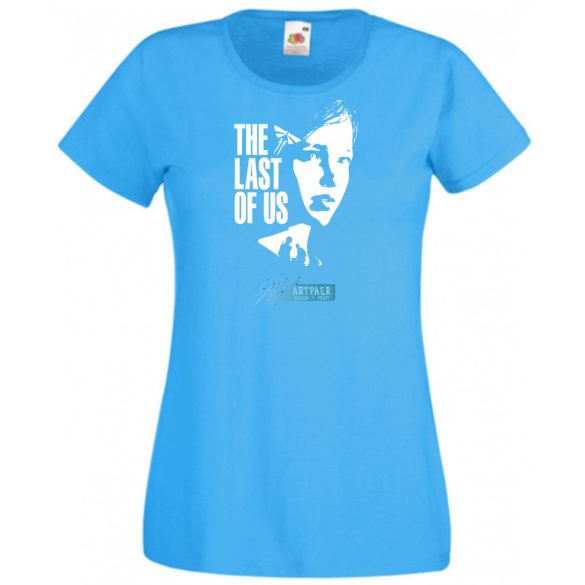 Game fan - The Last Of Us - stencil minima női rövid ujjú póló