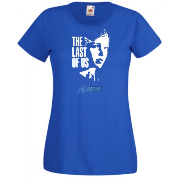 Game fan - The Last Of Us - stencil minima női rövid ujjú póló