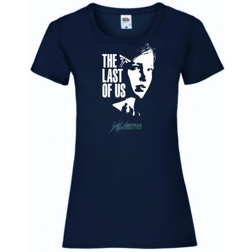 Game fan - The Last Of Us - stencil minima női rövid ujjú póló