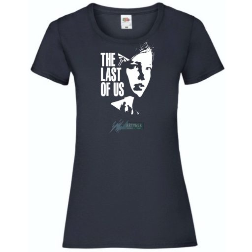 Game fan - The Last Of Us - stencil minima női rövid ujjú póló