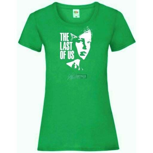 Game fan - The Last Of Us - stencil minima női rövid ujjú póló