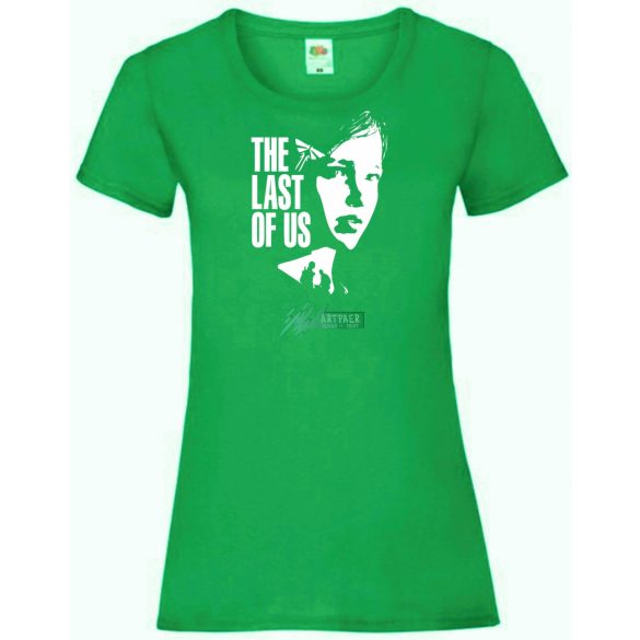 Game fan - The Last Of Us - stencil minima női rövid ujjú póló