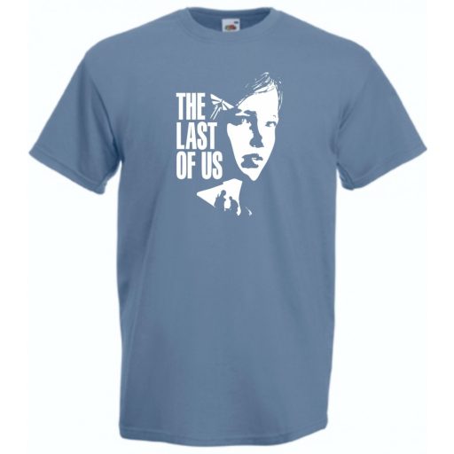Game fan - The Last Of Us - stencil minima férfi rövid ujjú póló