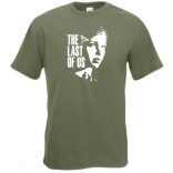 Game fan - The Last Of Us - stencil minima férfi rövid ujjú póló