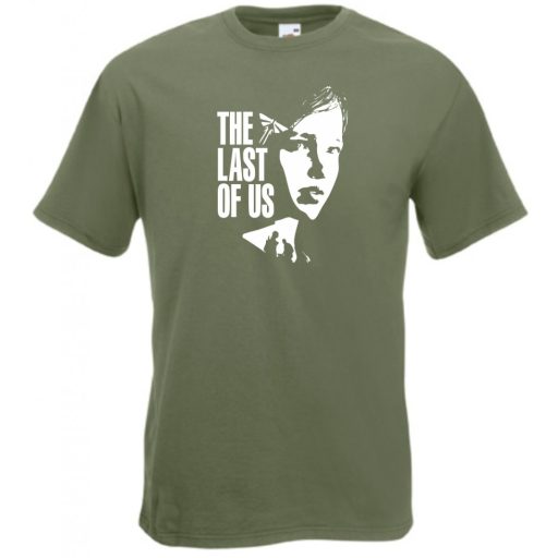 Game fan - The Last Of Us - stencil minima férfi rövid ujjú póló