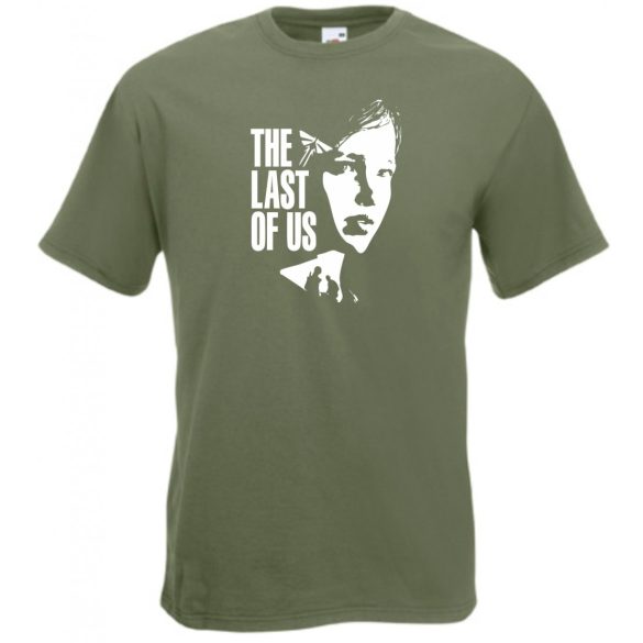 Game fan - The Last Of Us - stencil minima férfi rövid ujjú póló