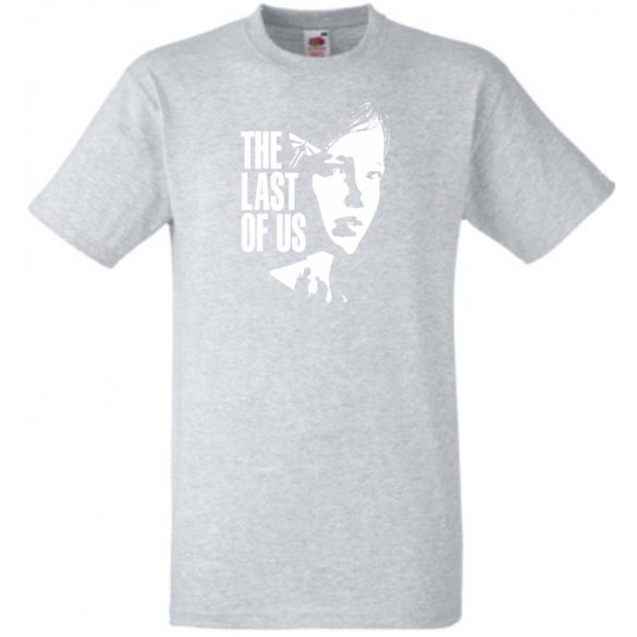 Game fan - The Last Of Us - stencil minima férfi rövid ujjú póló