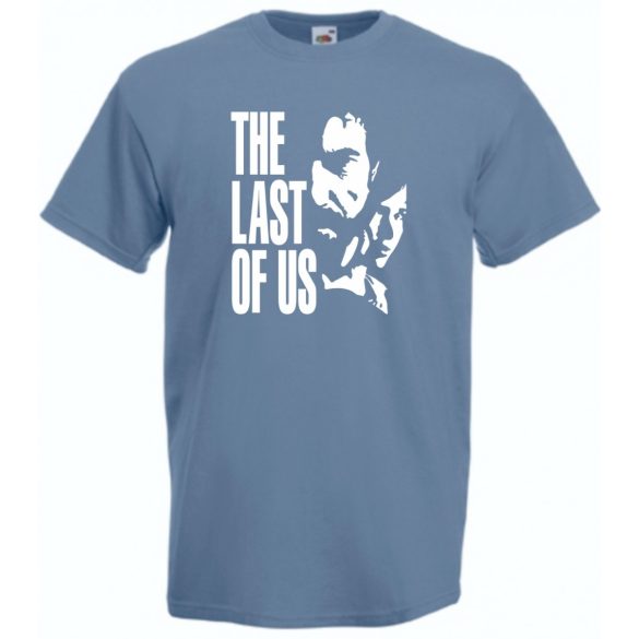 Game fan - The Last Of Us - stencil minima férfi rövid ujjú póló