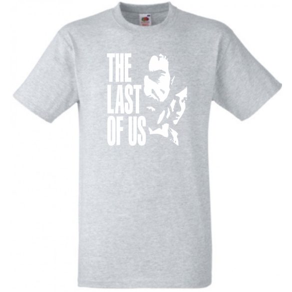 Game fan - The Last Of Us - stencil minima férfi rövid ujjú póló