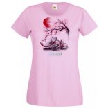 Női Design - Keleti hangulat - 'Kisherceg' Cseresznyefa alatt női rövid ujjú póló