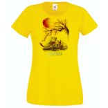 Női Design - Keleti hangulat - 'Kisherceg' Cseresznyefa alatt női rövid ujjú póló