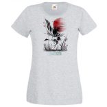 Női Design - Keleti hangulat - Daru madár női rövid ujjú póló