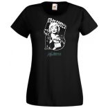 Retro film rajongó -  Monroe és Chaplin női rövid ujjú póló