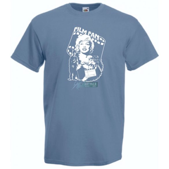 Retro film rajongó -  Monroe és Chaplin férfi rövid ujjú póló