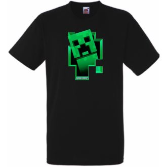   Kukucskáló Creeper - Minecraft stílus gyerek rövid ujjú póló
