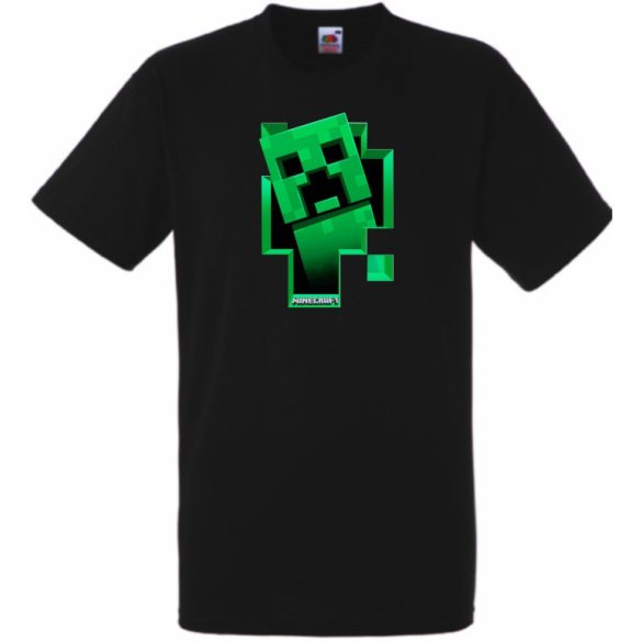 Kukucskáló Creeper - Minecraft stílus gyerek rövid ujjú póló