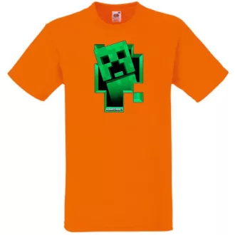   Kukucskáló Creeper - Minecraft stílus gyerek rövid ujjú póló
