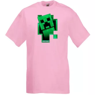   Kukucskáló Creeper - Minecraft stílus gyerek rövid ujjú póló
