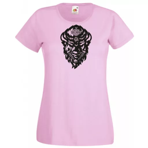 Motor fan Harley Bölény női rövid ujjú póló