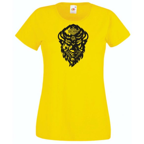 Motor fan Harley Bölény női rövid ujjú póló