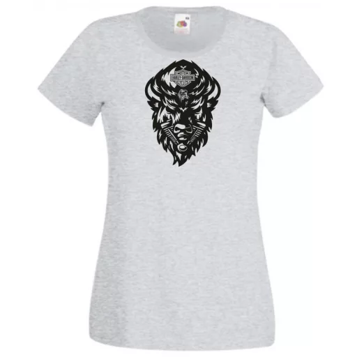 Motor fan Harley Bölény női rövid ujjú póló