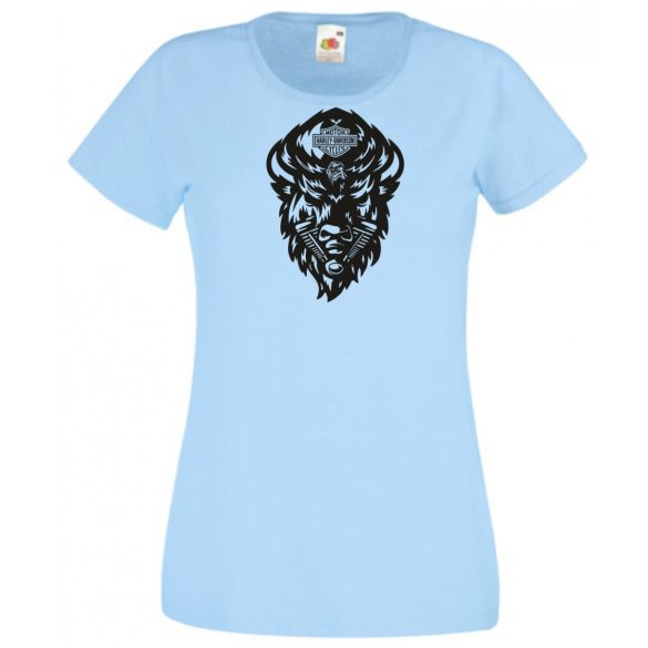 Motor fan Harley Bölény női rövid ujjú póló