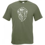 Motor fan Harley Bölény férfi rövid ujjú póló