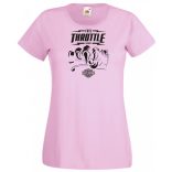 Teljes gázzal pénteken Motor fan Harley női rövid ujjú póló