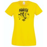 Teljes gázzal pénteken Motor fan Harley női rövid ujjú póló