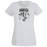 Teljes gázzal pénteken Motor fan Harley női rövid ujjú póló